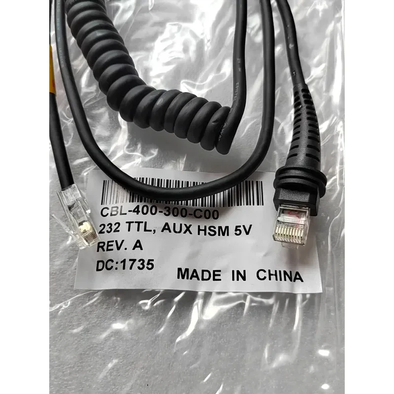 for Honeywell spiral data cable for Magellan 8300 9300 9400 barcode scanner coiled cord replacement accessory