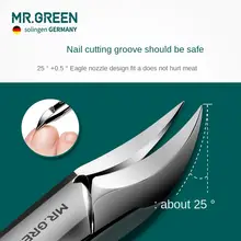 Super-sharp stainless steel nail clipper for pedicure #4