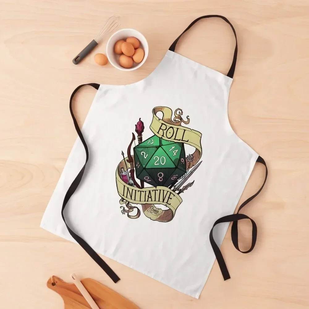 

Roll Initiative Apron For Man Haircut Nursing cooks clothes useful gadgets for home Apron