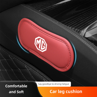 Car Leather Knee Mat Armrest Soft Pad Thigh Support Cushion For Morris Garages MG ZS MG4 MG5 MG7 MG3 MG6 HS Cyberster Hector