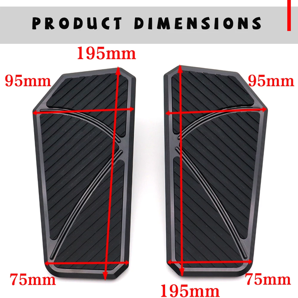 Para qjmotor srv600/v2/v4 srv400 srv700 srv300 srv350 srv srv250 peças de acessórios da motocicleta pedal alargamento pedal