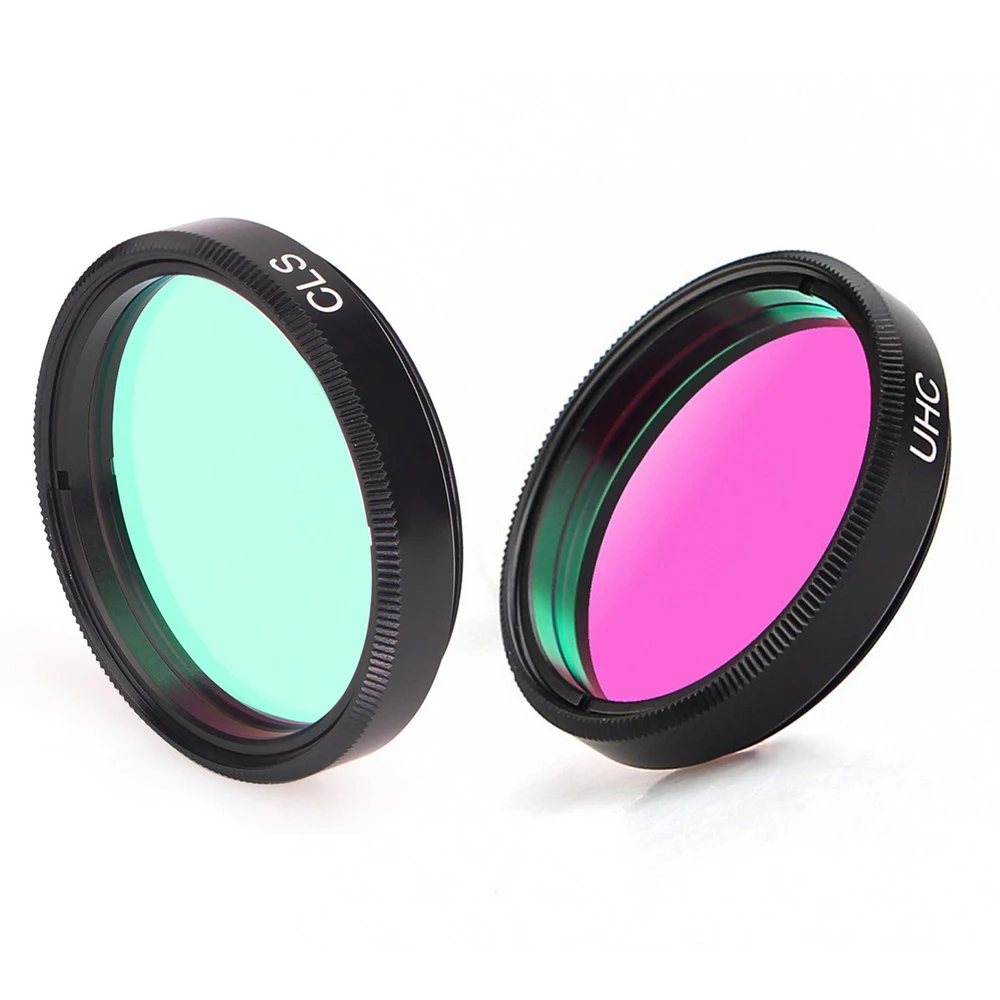 UHC CLS Light Pollution Reduction Filter 1.25 inch Multi‑Coated Nebula Observation Deep‑Sky Astrophotography Telescope Accessory