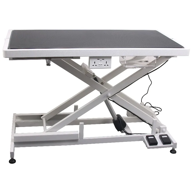 2026 Foldable Dog Grooming Table, Electric Height Adjustable with Security Protection