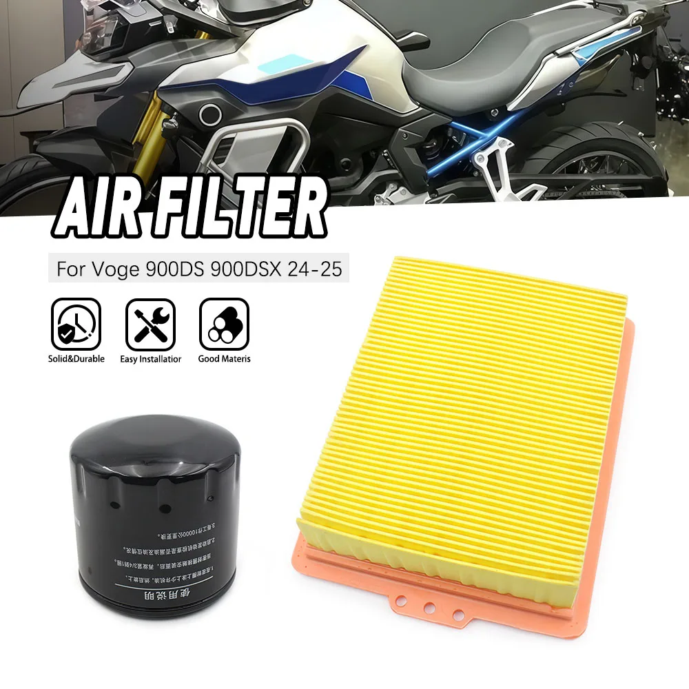 

Motorcycle Parts Air Filter Oil Filter Cleaner For VOGE DS900 DS900X 900DS 900 DS 24-25 Replacement