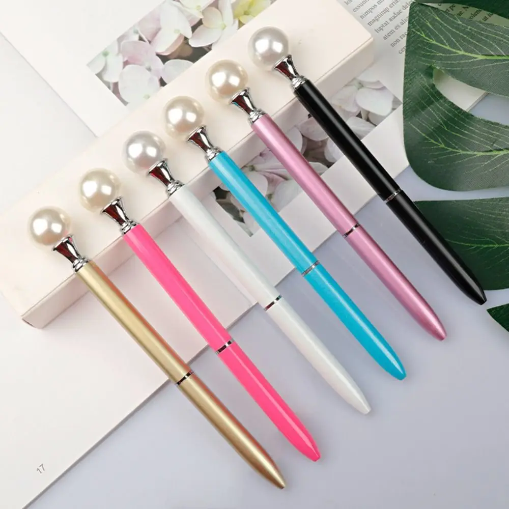 Creative Writing Smoothly Pearl Pen Quick-Drying Unique Neutral Gel Pens 1mm Luxury Signature Pen Office