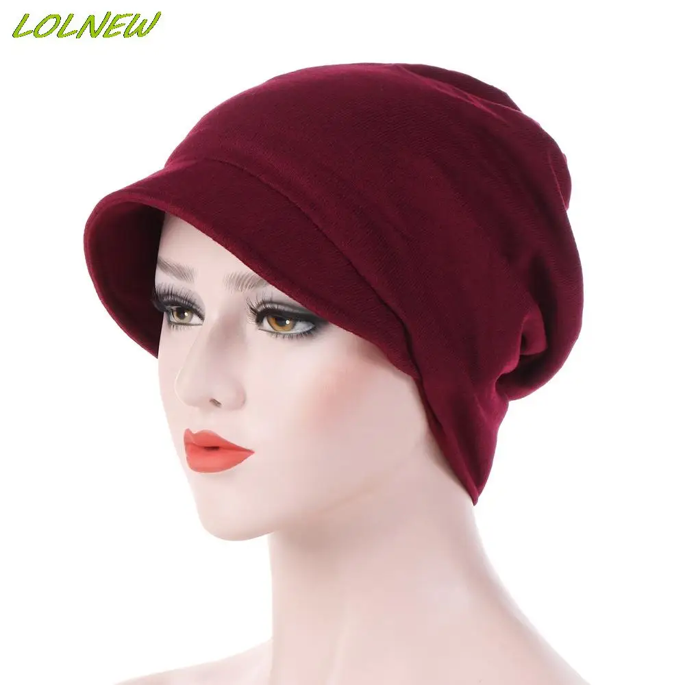 Women Cancer Chemo Hat Beanie Cap Twisted Knot Turban Head Wrap Beanie Scarf Turban Head Wrap Cap Turban Wrap Cap