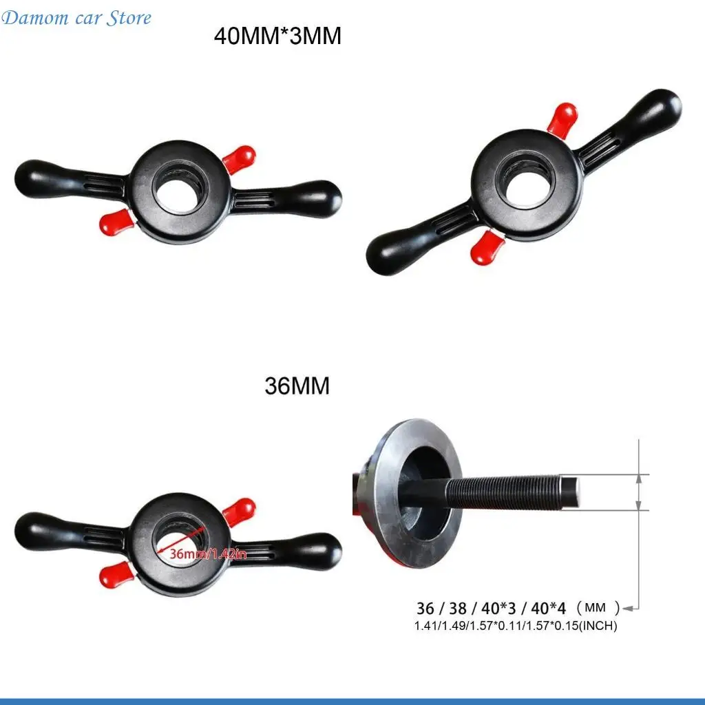 

A2UC Hub Wing Nut for Wheel Balancers with 40mm Shaft x 4/3mm Thread 36mm 38mm