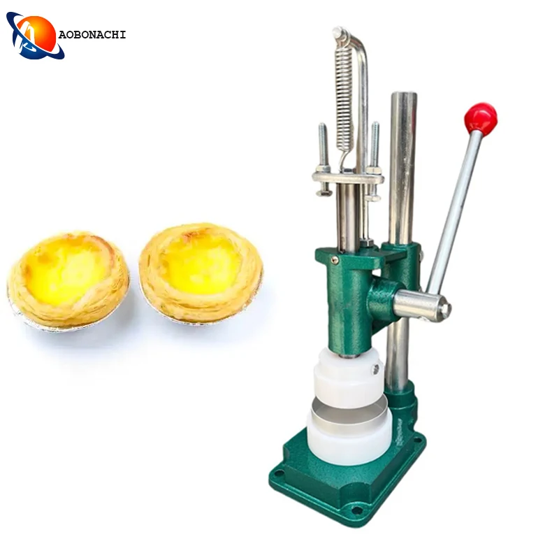 Jz Manual Egg Tart Crust Presser Machine Dessert Pudding Forming Machine Egg Tart Shell Press Machine