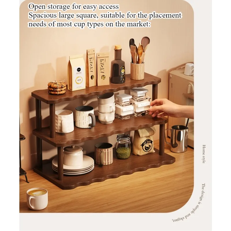 Kitchen shelves, desktop home living room finishing and placing shelves, countertop storage porch, home daily storage shelves