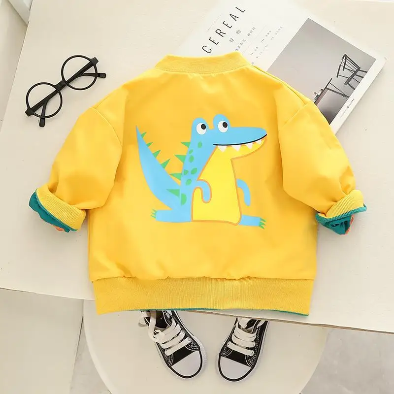 

Baby boy from the spring and autumn period and edition children western jacket coat both sides leisure wear coat children's