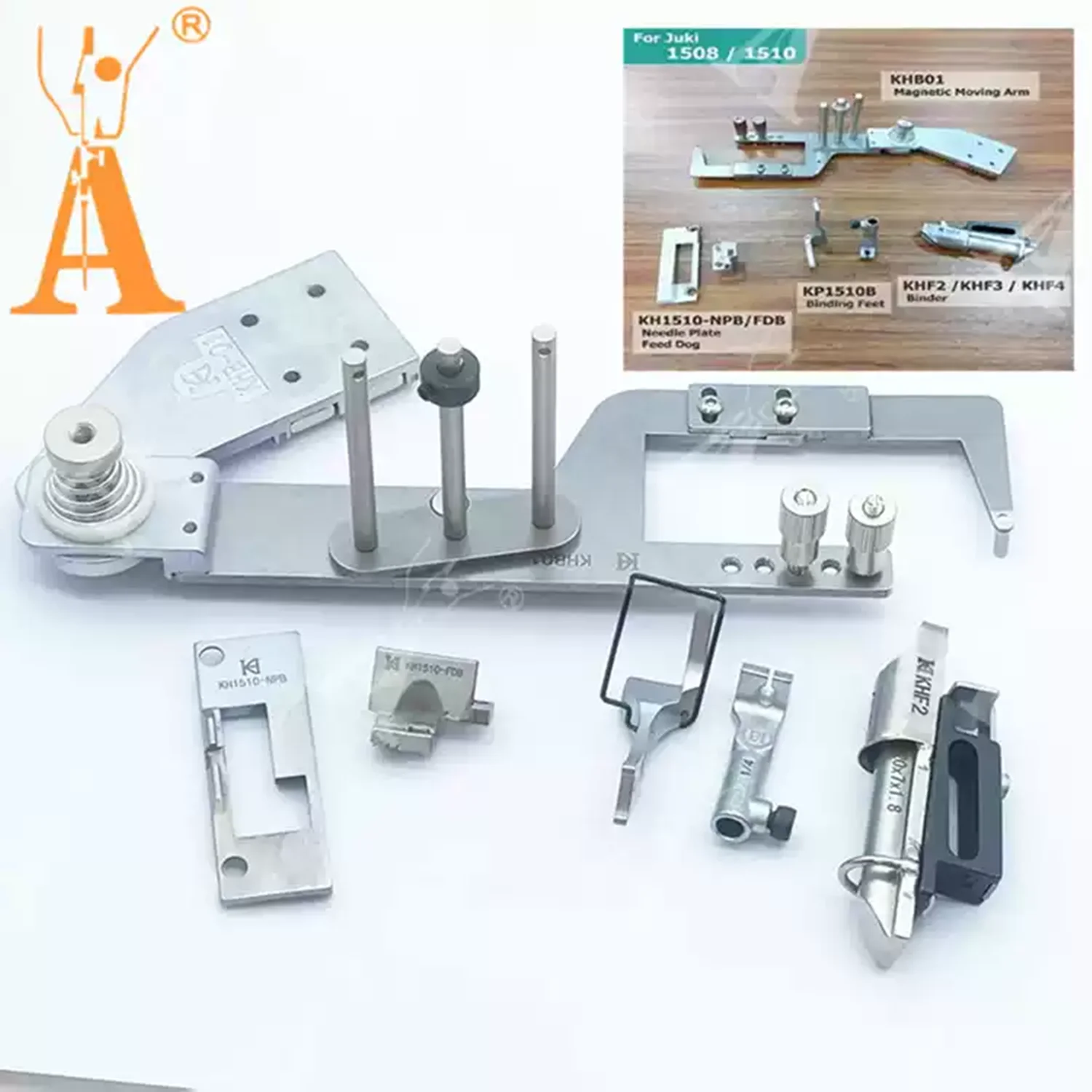 Juki Lu-1510/1508 8BL Edge Wrapped Tube Frame Khb01 Kh1510-npb Pull through Frame Sewing Machine Accessory