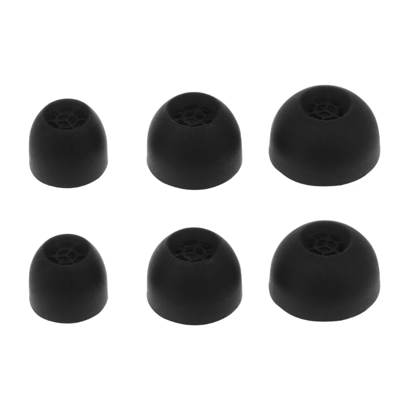 P9YE 3Pairs Soft Silicone Earbuds Earphone Tips Earplug Cover for Sennheiser IE900 IE800S Dynamic Headphone Eartips