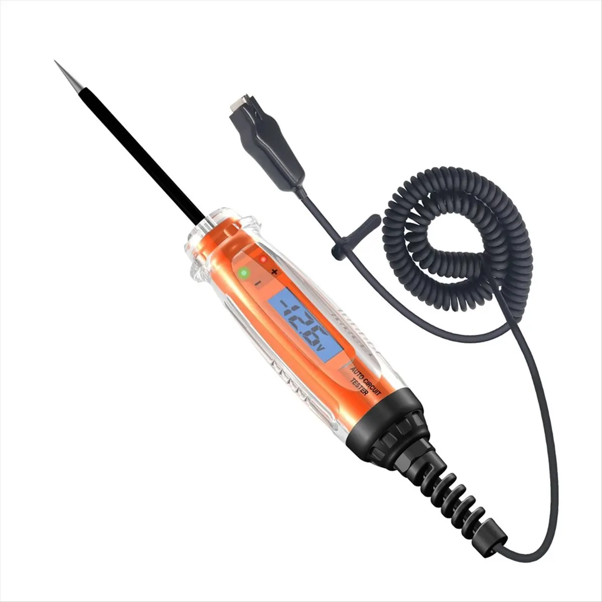 HGHO Automotive Test Light 3-60V DC Digital Light Tester with Voltmeter Auto Circuit Tester with LCD Backlight LED Indication