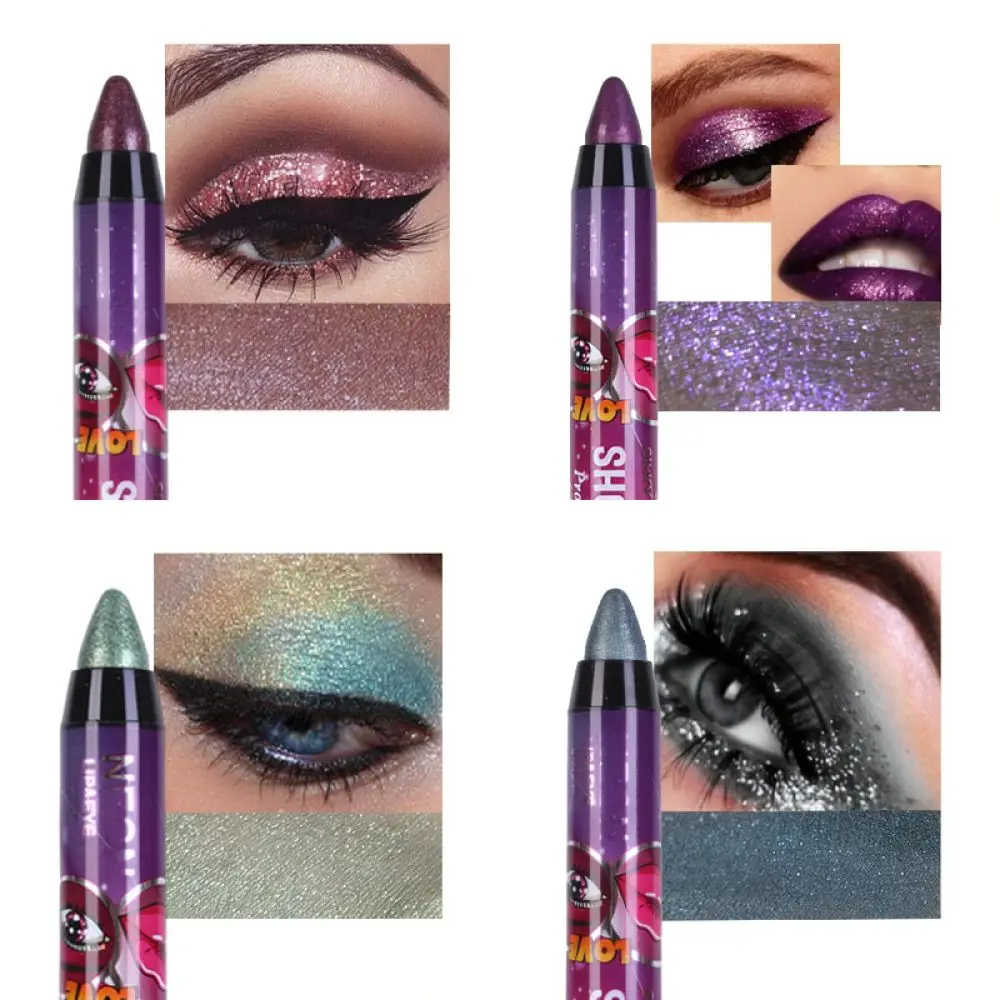 For For Kiss Susy Smooth Eyeshadow Pencil Set Waterproof Matte Shimmer Eyeliner Cream Durable Eye Makeup Cosmetic Beauty Wand