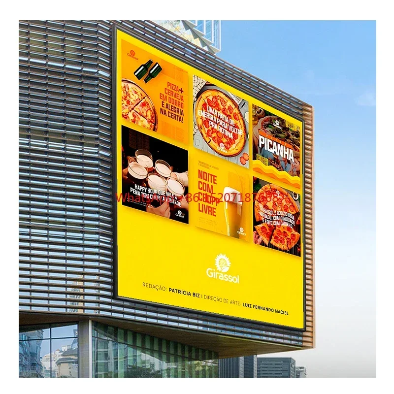 

Large Outdoor LED Display Screen P2 P3 P4 P5 P6 P8 Customized Size good waterproof led Screen for Outdoor Display