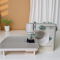 12 Stitches Mini Sewing Machine Multifunctional Household Electric Sewing Machine w/Foot Pedal Automatic winding design Double n