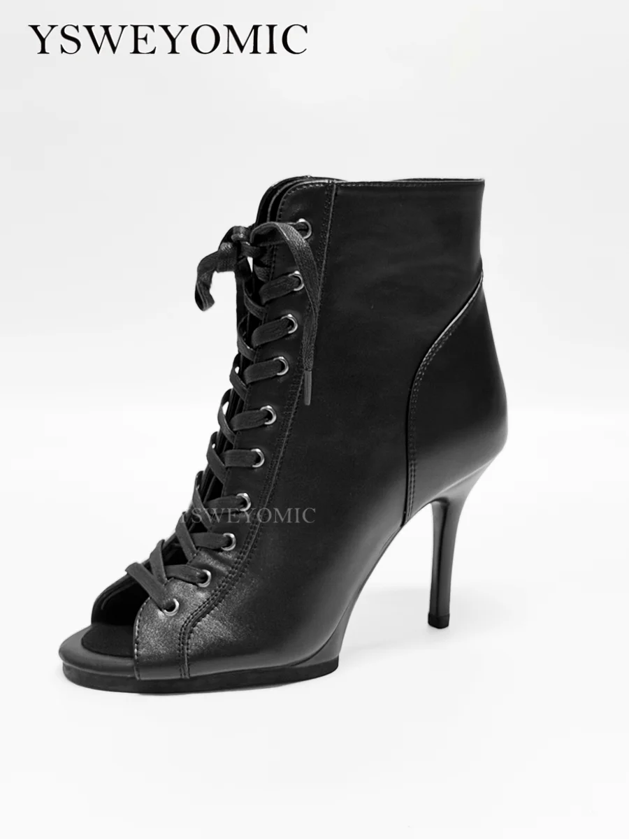9,5 cm & 11 cm Plateau-Tanzschuhe auf Lager, PU-Leder, stabile lateinamerikanische Tanzschuhe, Gummisohle, für drinnen und draußen geeignet. – Detail 23