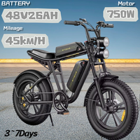 ENGWE M20 Electric Bicycle 750W Powerful Motor 48V26AH Dual Battery Electric bike 20-Inch Tire Off-road mountain Electric Bike