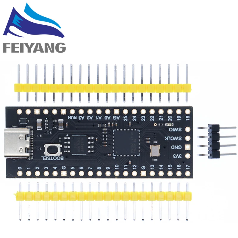 1PCS Official Raspberry Pi Pico Board RP2040 Dual-Core 264KB ARM Low-Power Microcomputers High-Performance Cortex-M0+ Processor