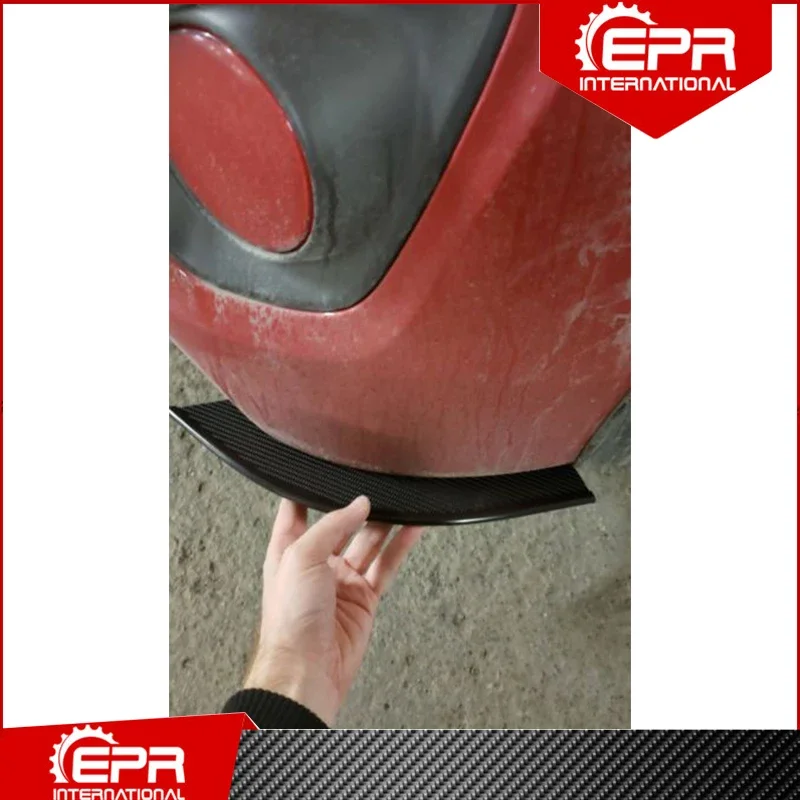 For Veloster Carbon Fiber Rear Bumper Bottom Line Trim Body Kit Racing Part For Veloster Carbon Bumper Spat protection