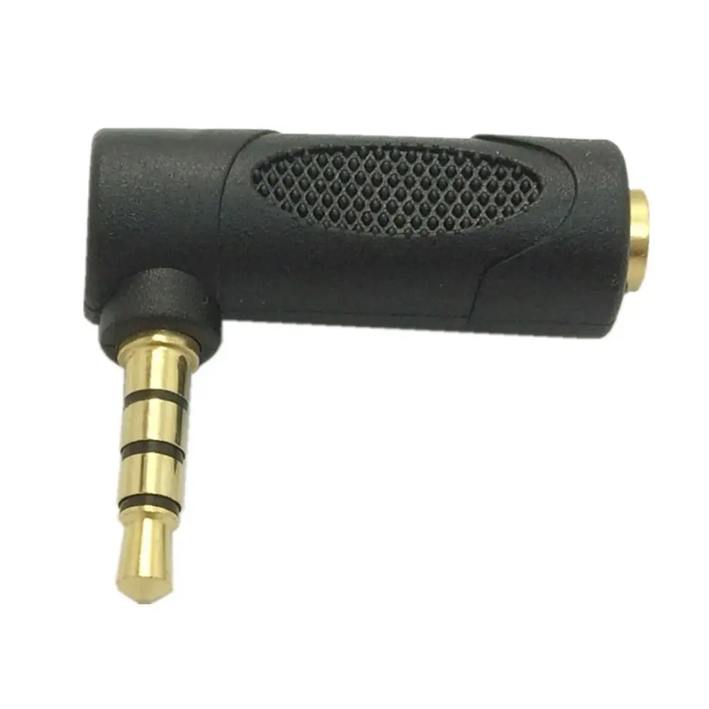 

AUX Right Angle 90 Degree Female To Male 3 Pole Jack Mic Converter Audio Stereo Adapter 3.5mm Adapter Headphone Jack Converter