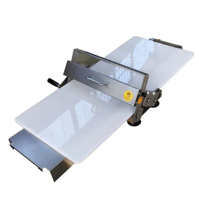 Máquina de pastelería plegable con manivela, máquina Manual de prensado de masa para Pizza, máquina de pastelería con manivela Manual para croissant