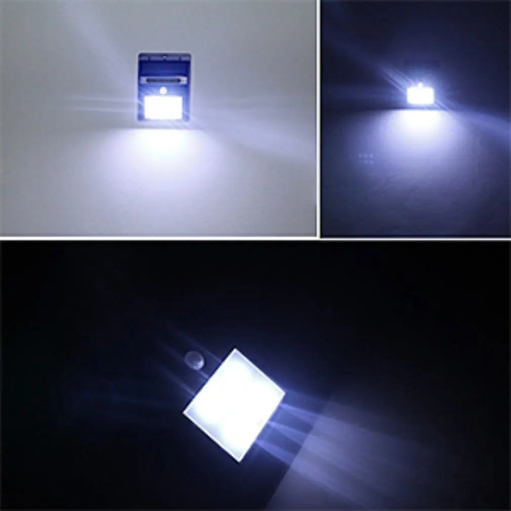 Luces solares inteligentes con control de luz, lámpara de pared impermeable con Sensor de movimiento Pir, a prueba de calor, ahorro de energía, 16LED