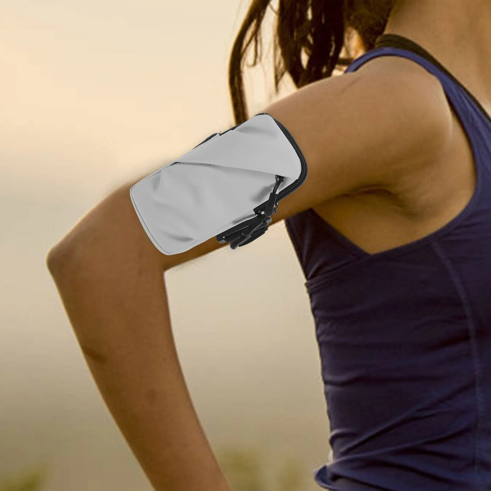 

Waterproof Running Phone Arm Bag Adjustable Fit for All Sizes Secure Sport Armband for Jogging Cycling Outdoor Activities