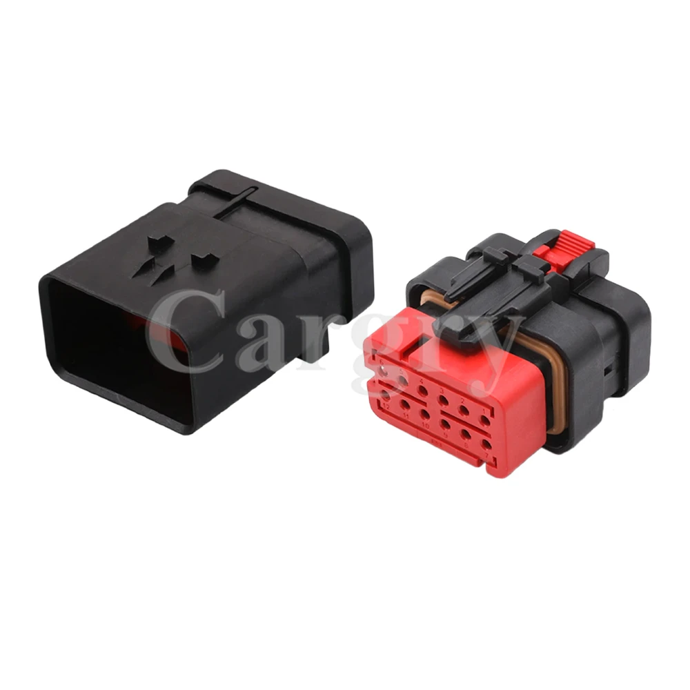 

1 Set 12P 776437-1 776438-1 AC Assembly Car Camshaft Sensor Engine Injector Wire Socket Excavator Waterproof Connector