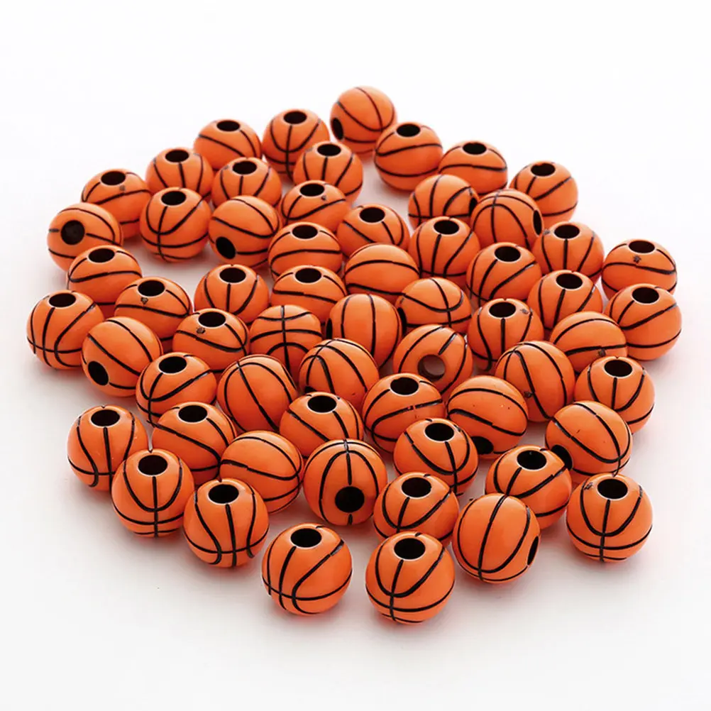 

250Pcs Delicate Ball Shape Acrylic Beads DIY Jewelry Accessories for Necklace Bracelet Craft Making Beads Necklace Bead