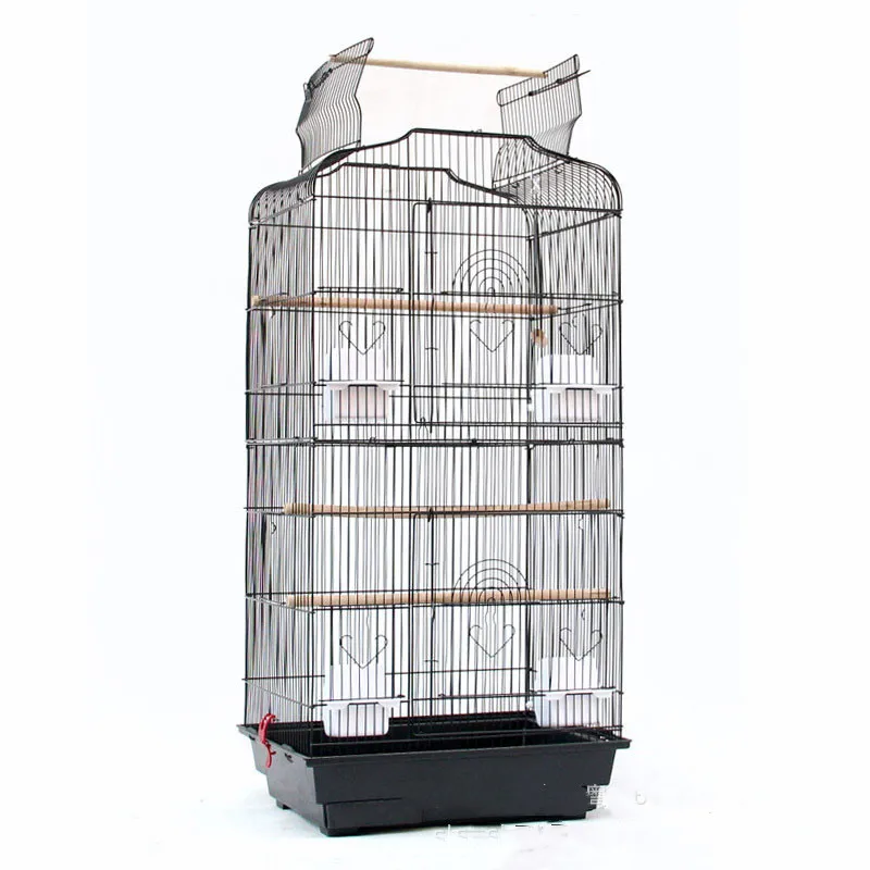 

Metal Pet Cage Parrot Bird Cages Large Peony Breeding Cage Playground Birdcage