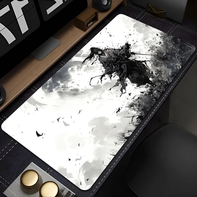 Design sense Mouse Pad Anime Computer Moon Samurai Gamer XXL MousePads Gaming Mousepad Soft Desk MausePad Keyboard Mouse Carpet