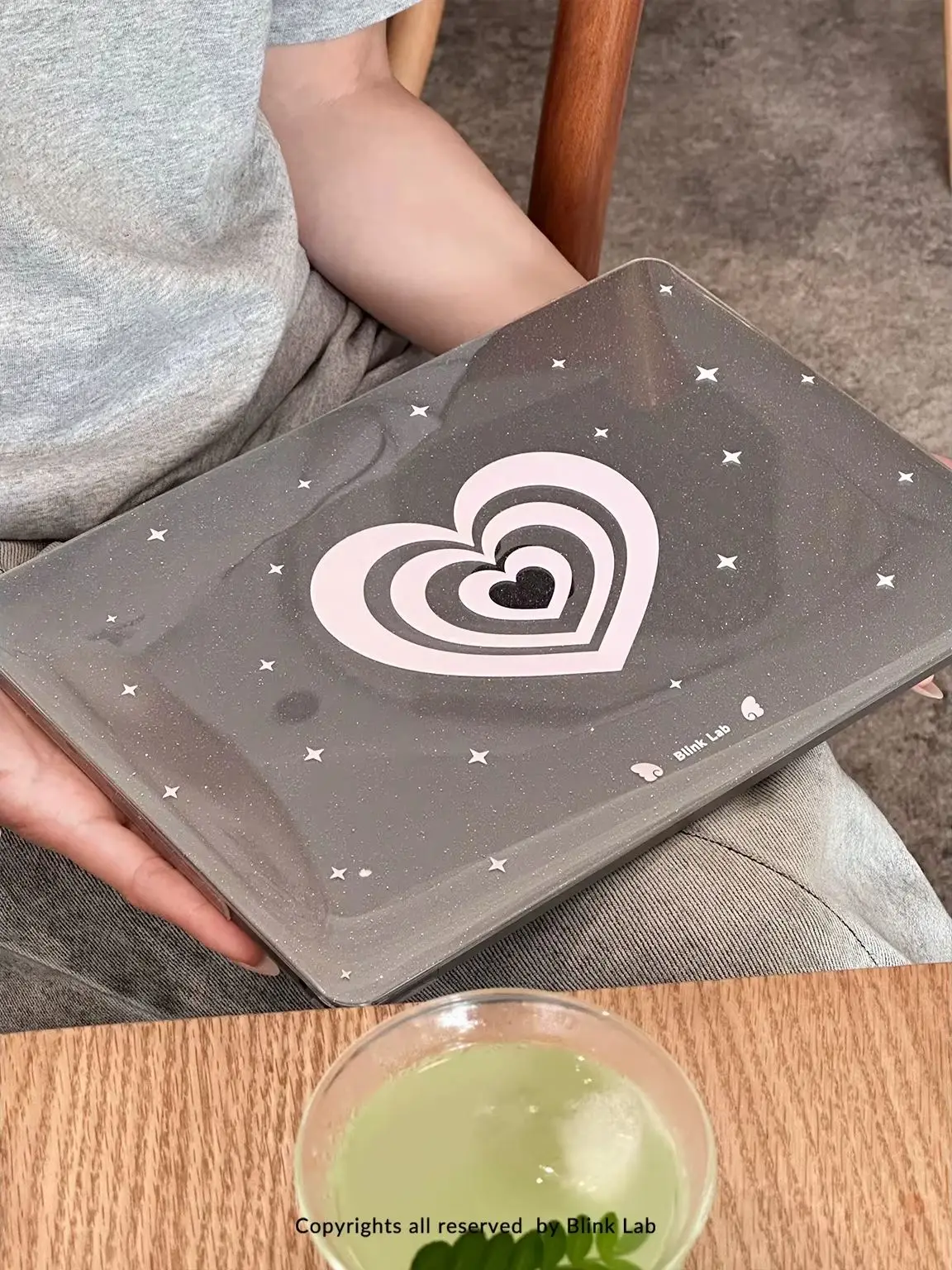 Ins Pink Love Star Heart Shining Laptop Case For Macbook Air 13.6 M4 NEO 15 M3 Hard Cover For Mac Book Pro 13 M1 M2 14 M4 M5 16