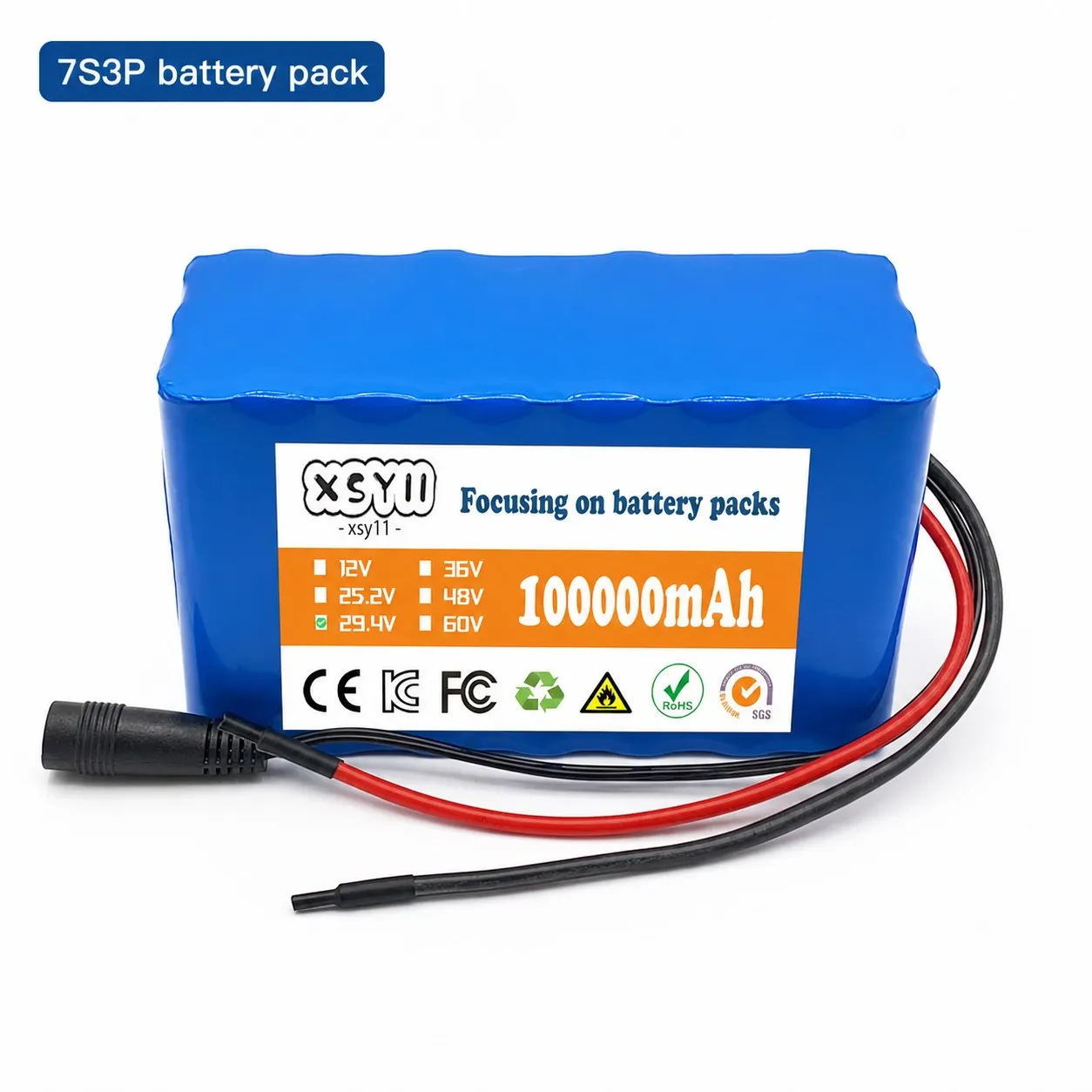 Li-Ion Battery Pack Replacement for E Scooter E Bike DIY Repair Multi Connector Options Connector Match Repair