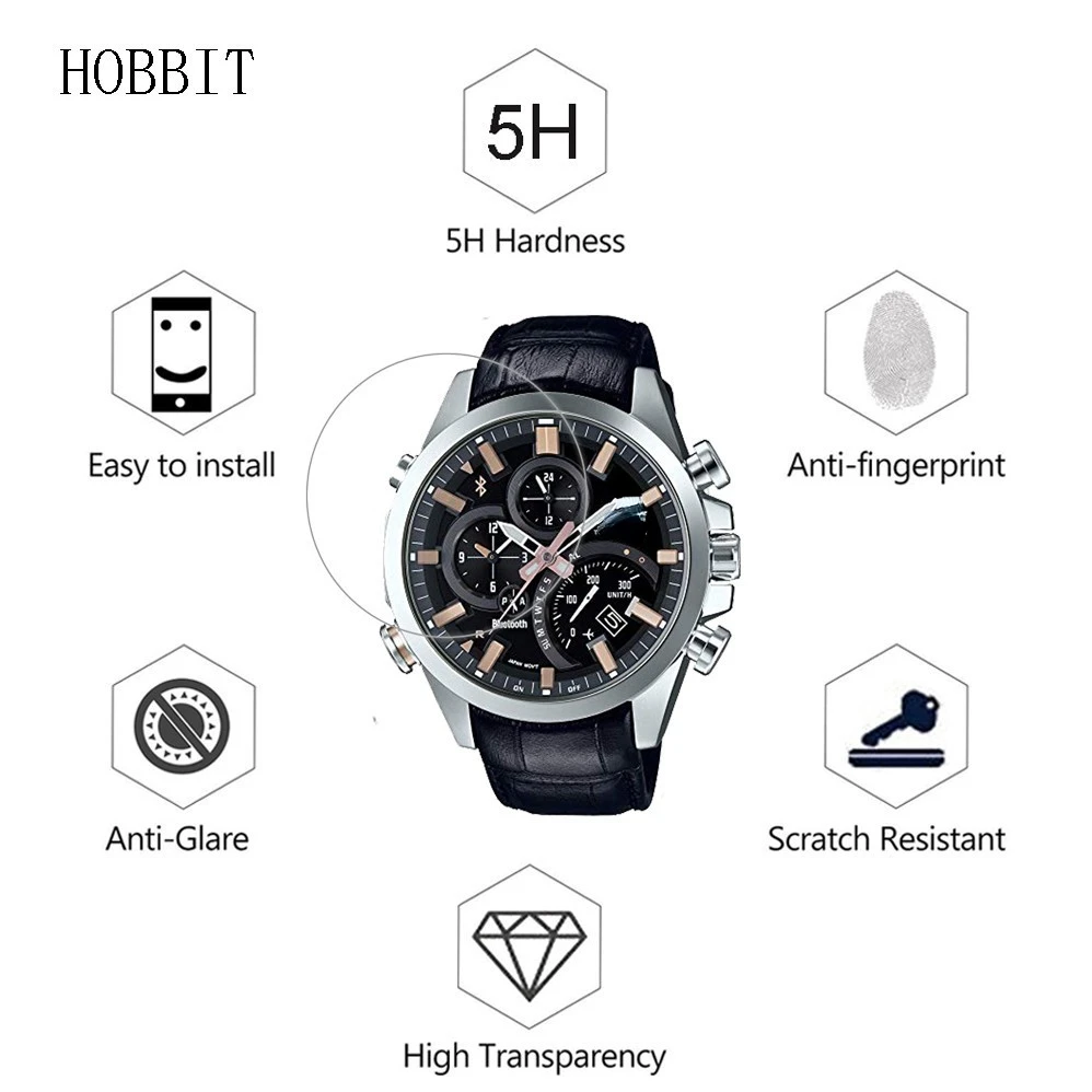 3PACK Nano a prova di Esplosione Protezione Dello Schermo Per Casio DW5600 DW9052 GWM5610 GW-5000 DW5035 A168W AE-1200 Sport Watch LCD pellicola