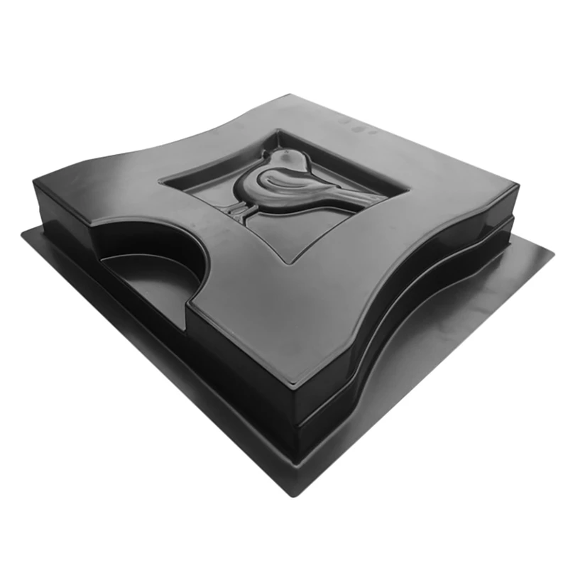 1Pcs Villa Garden Simulation Stone Bird Chair Bench Leg Mold Cement Concrete Mould Plastic Paving Mould