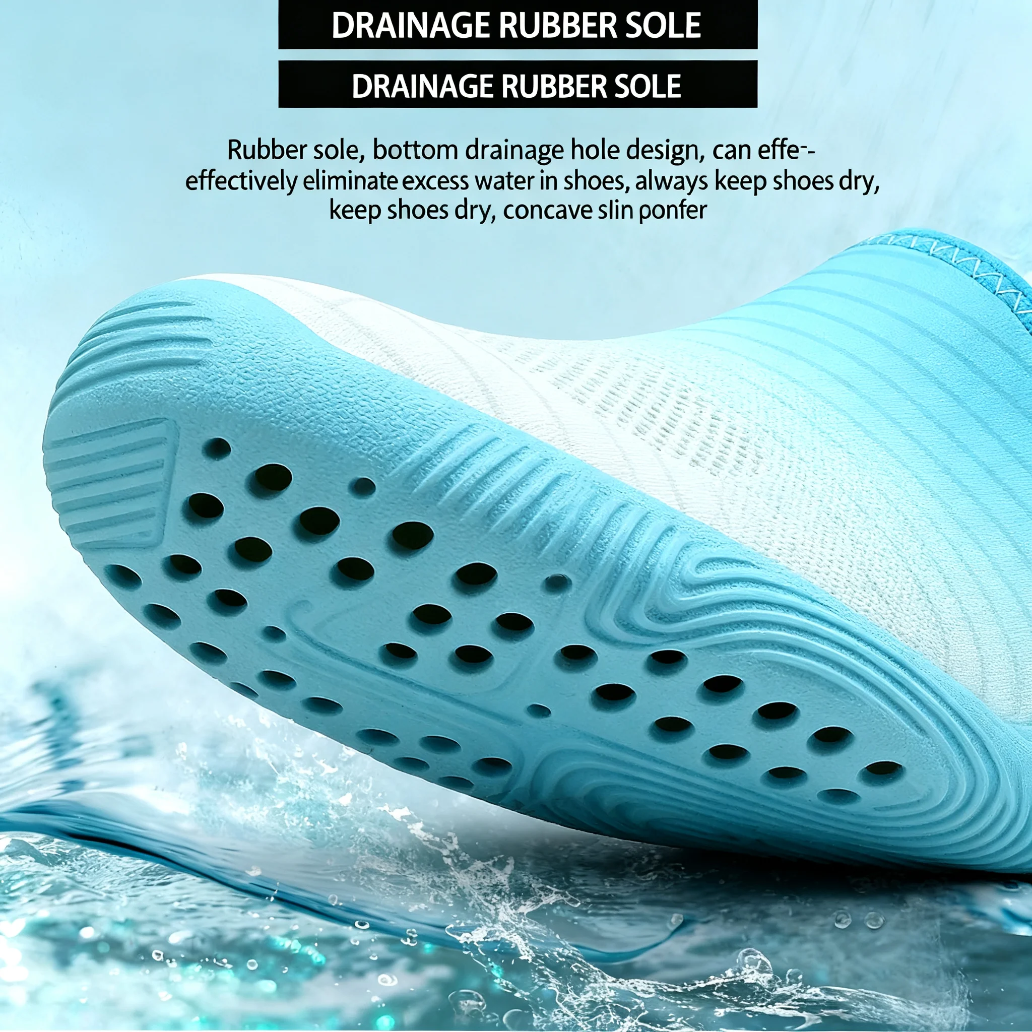รองเท้าลุยน้ำ ระบายอากาศได้ดี แห้งเร็ว เหมาะสำหรับพักผ่อนริมทะเล เดินป่าในลำธาร ผู้ชายกันลื่น รองรับแรงกระแทก ผู้หญิงพื้นนุ่ม สวมใส่สบาย