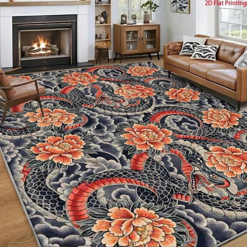 Velvet Material + Non-Slip Plastic Backing, 2D Flat Printing, Extra-Thick Oversized Luxurious Cushion.
