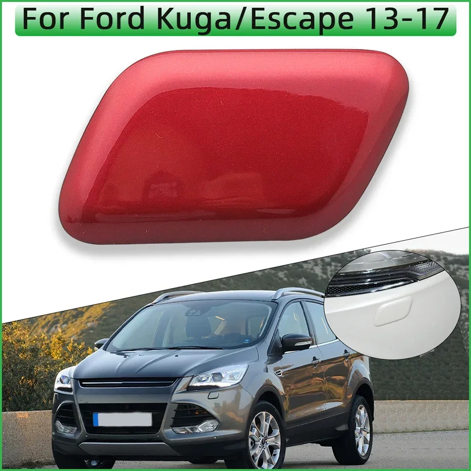 Cubierta de boquilla de pulverización para parachoques delantero de Ford Kuga, cubierta de tapa de carcasa, embellecedor de tapa, 2013, 2014, 2015,