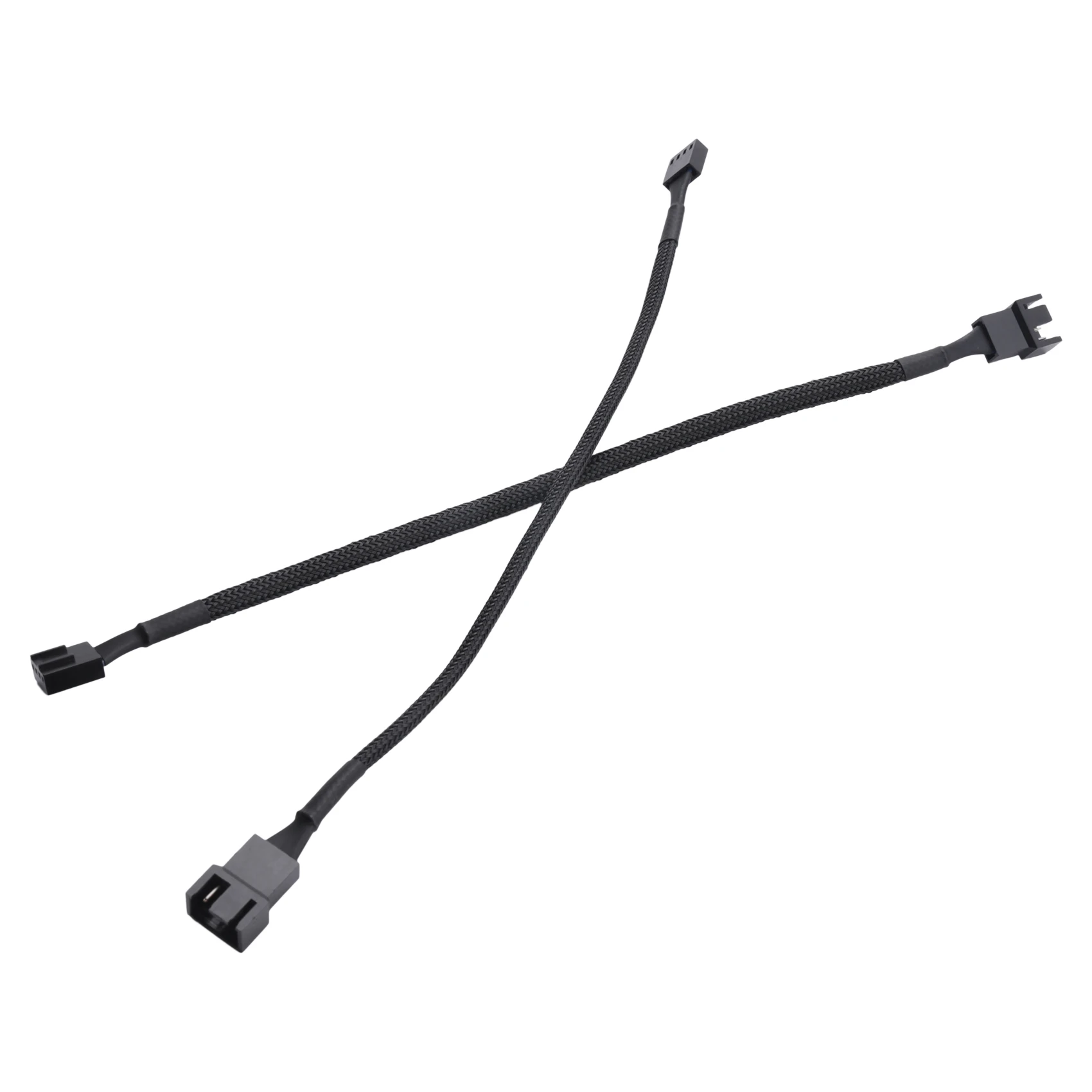 10PCS 4 Pin PWM Fan Extension Power Cable Connector Case Male to Female Extending Cables Compatible with 4 Pin/3 Pin Fan