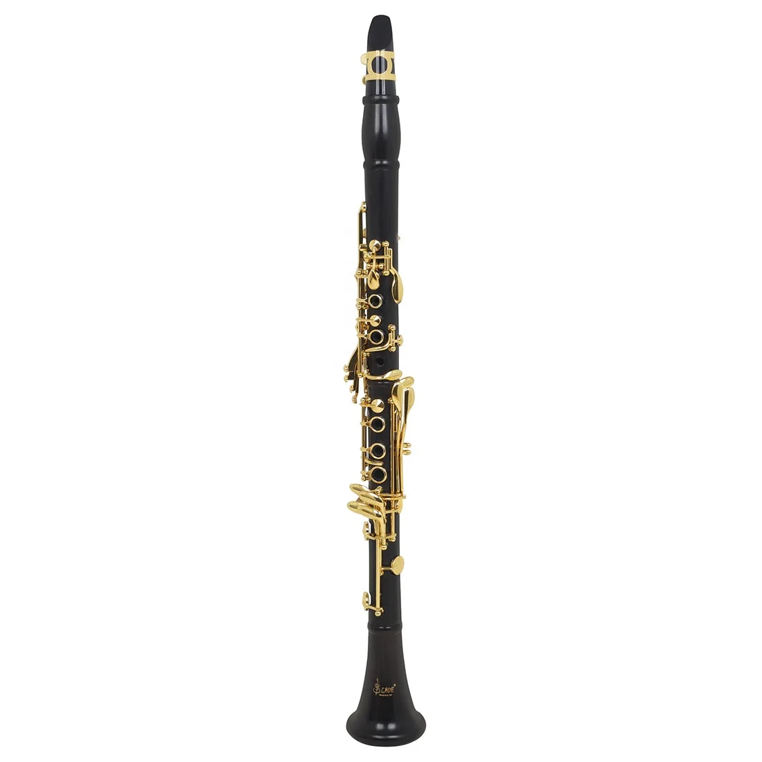 

Professional B-flat Key 17 Clarinet with Black Gold Tone Premium Musical Instrument