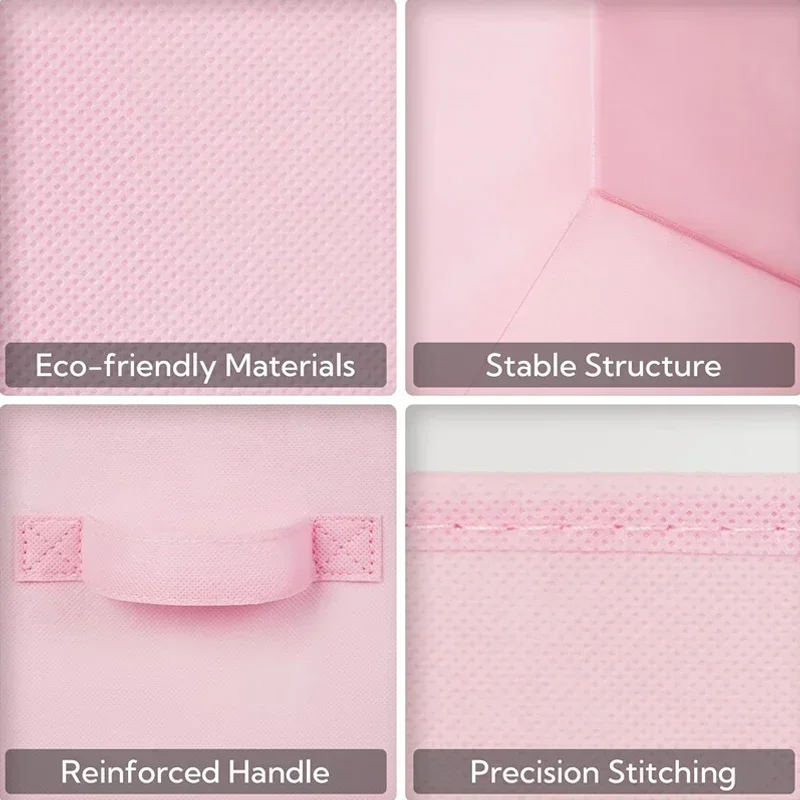 Cubes de rangement en tissu pliable, boîte de rangement pour Cisco et jouets, fournitures pour la maison, vêtements, sous-vêtements, 1 pièce