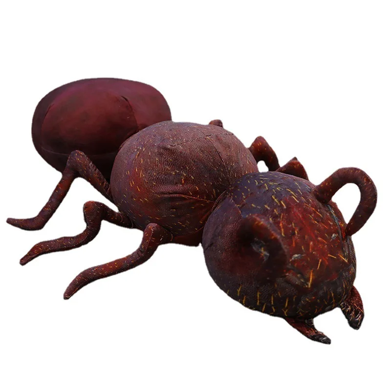 Lifelike Ant Plush Toy Soft Crawling Insect Doll Sofa Cushion Kids Hug Pillow Xmas Gift B2139