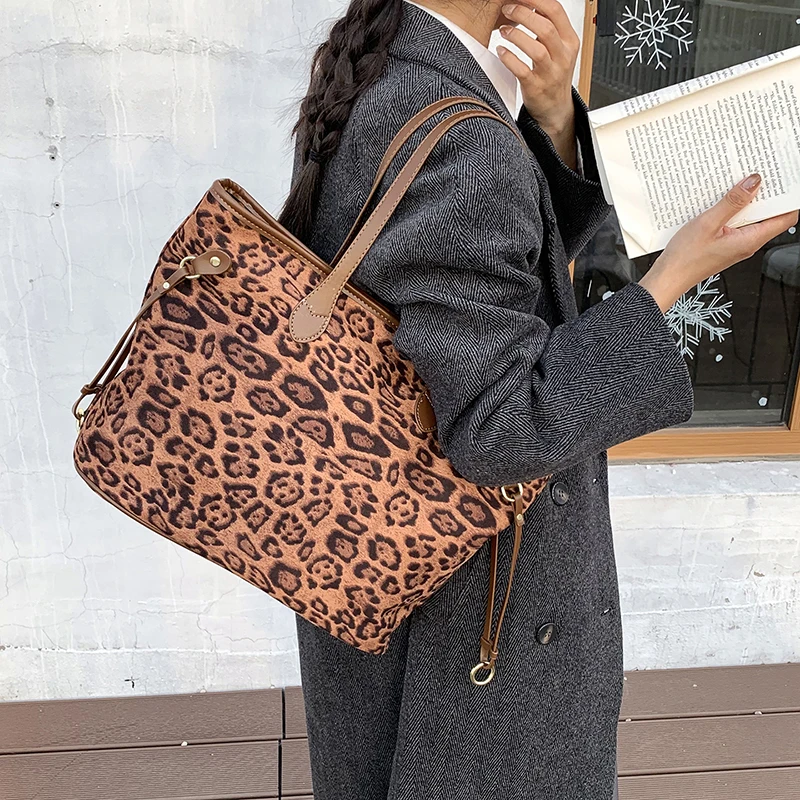 bolsos mujer Bolso de mano de calidad MOODS para mujer, bolsos de mano de ante PU de Color puro de gran capacidad, bolsos de compras de hombro, nuevo bolso de diseñador de lujo para invierno 2025