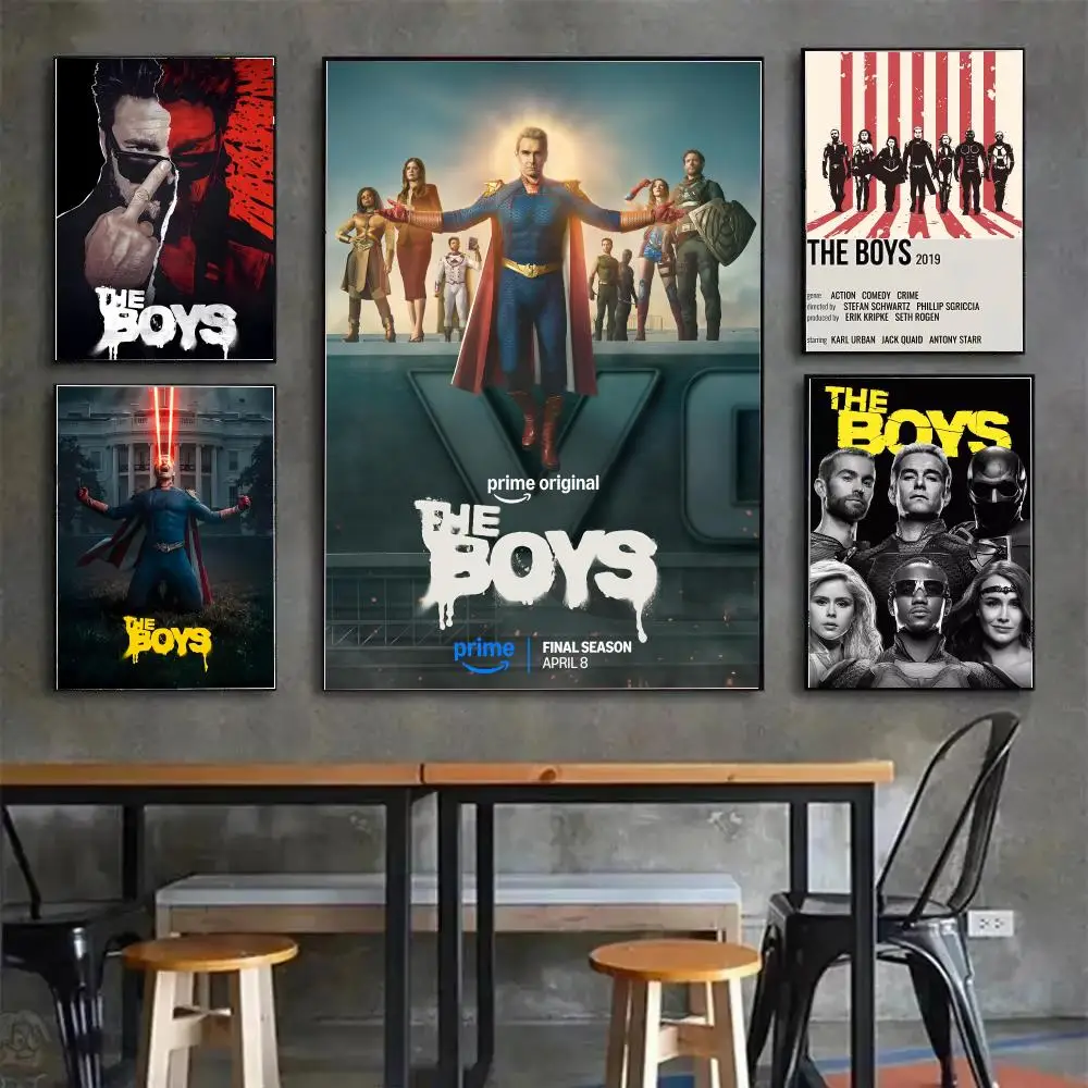T-The Boys Poster High-definition Poster Decorative Wall Art for Living Rooms, Bedrooms, Bars & Cafés, Stylish Home Décor Gift