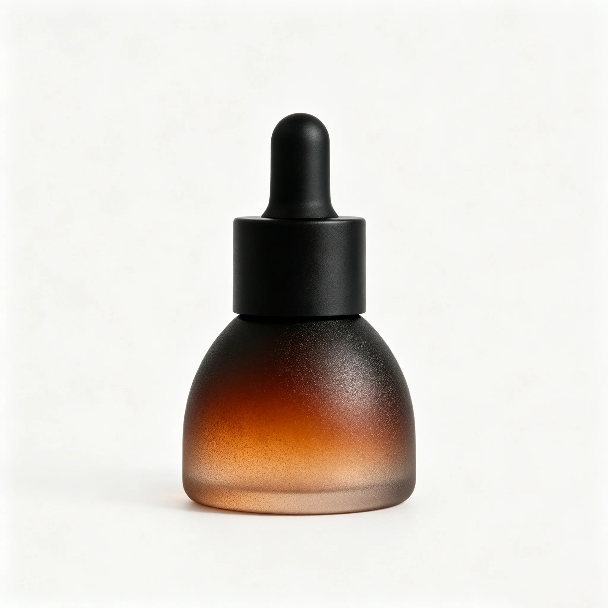 15ml Gradient Frosted Glass Dropper Bottle, Refillable Aroma Essential Oil Storage Bottle,Perfume Sample Vial for Home Fragrance