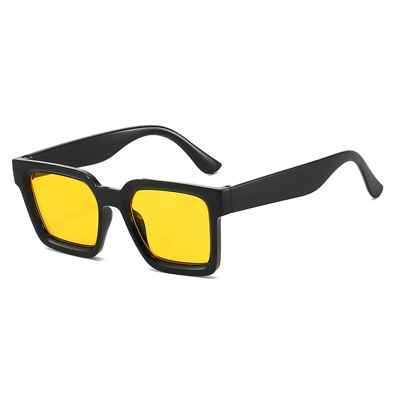 Retro Herren Eckige Sonnenbrille für Damen Vintage Markendesigner Sonnenbrillen Mode Pfeil-Schattierungen UV400 Brillen