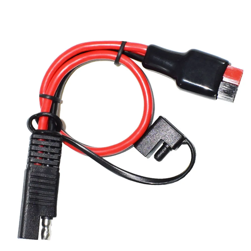 SAE Connector to 30A Adapter Cable for Solar Panels For RVs Boats and Motorcycles 12AWG Pure Copper Quick Disconnect