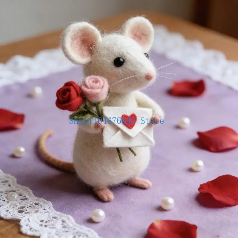 652F Heart Balloon Animal Wool Poking Activity For New Users And Kids