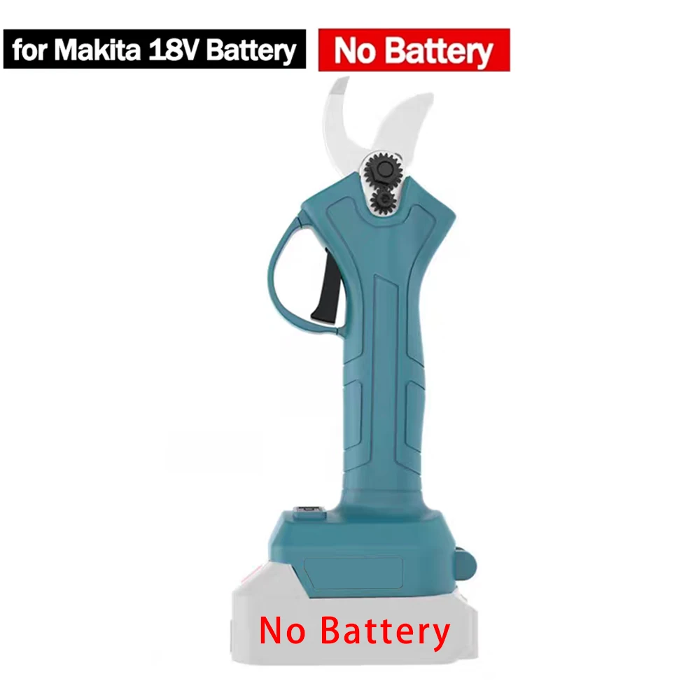 Brushless Electric Pruning Shears Garden PowerTool Pruner Cordless Electric Garden Scissors Fruit Tree Fit Makita 18V No Battery